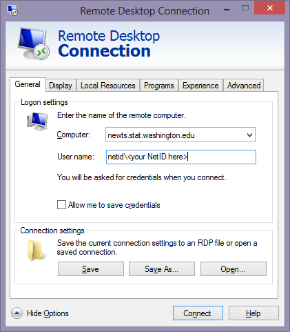 Windows Remote Desktop Step 2